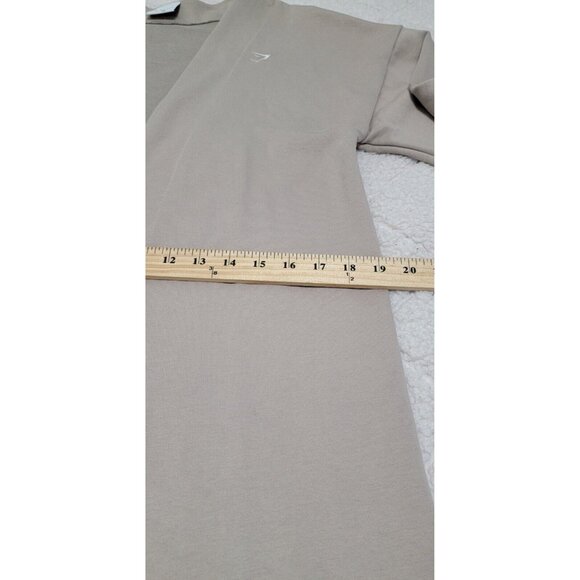 Gymshark Womens‎ Gray Oversized Cardigan Robe Open Front Long Sleeve Size XS - Picture 8 of 11